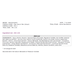 Biologisch Haargroei serum man