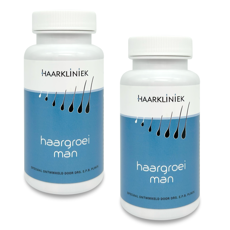 Haargroei Man 2x, 15 % korting Haargroei Man 2x, 15 % korting